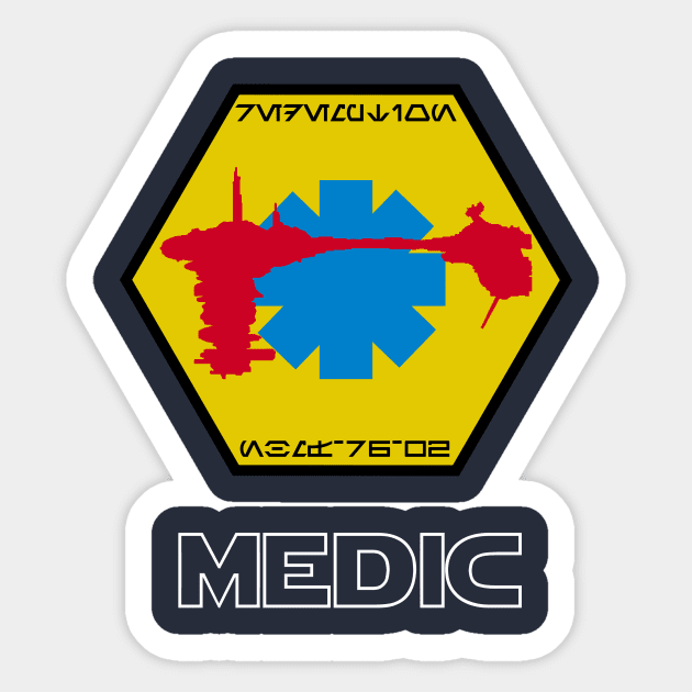 Medical Frigate Redemption - Medic, Off-Duty Sticker by cobra312004